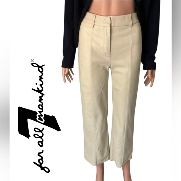 7 For All Mankind Pants - Elegant Cream Women's Pants XS
